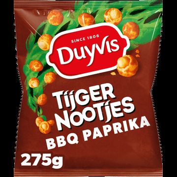 Duyvis Tijgernootjes BBQ Paprika Pinda Noten 275 gr bij Jumbo