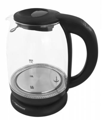 Esperanza EKK027 waterkoker 1,7 l 2200 W Zwart, Transparant