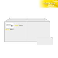 Etiket Office 105x74mm 800 stuks - thumbnail