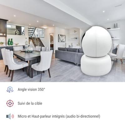 Bewakingscamera - KONYKS - CAMINI 2 - Binnen - Gemotoriseerd - Wifi - Bewegingsdetectie