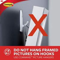 Haak voor ophanging 3M 2,2 Kg Wit Plastic (1 Stuks) - thumbnail