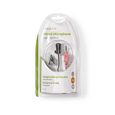 Nedis Microfoon | Bedraad | 1x 3,5 mm | 1 stuks - MICCJ100BK MICCJ100BK