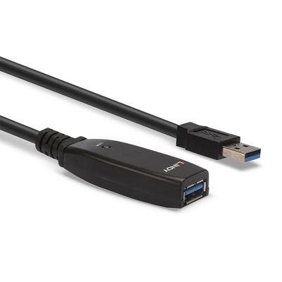 Lindy 43322 USB-kabel 15 m USB 3.2 Gen 1 (3.1 Gen 1) USB A Zwart - thumbnail