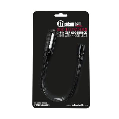 Adam Hall XLR3 Ultra COB LED zwanenhalslampje Adam Hall XLR3 Ultra COB LED zwanenhalslampje