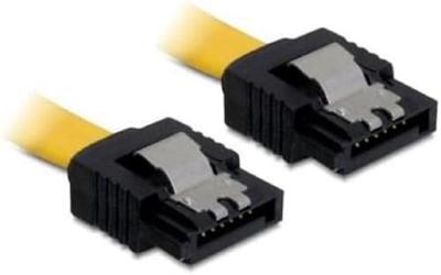 Delock 82473 SATA 3 Gb/s Kabel 30cm geel