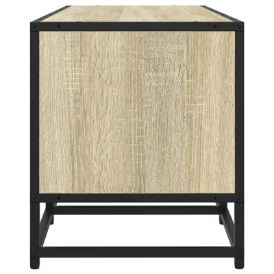 Tv-meubel 180x35x41 cm bewerkt hout sonoma eikenkleurig - thumbnail