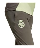 adidas Real Madrid Trainingsbroek 2025-2026 Kids Grijs Lichtgroen - thumbnail