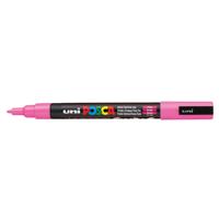 Uni-Posca Posca marker, afm pc-3m, lijndikte 0,9-1,3 mm, fijn, roze, 1 stuk - thumbnail