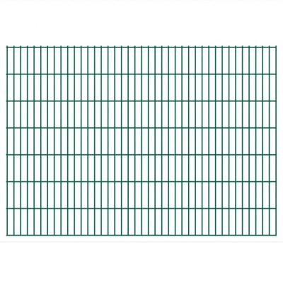 vidaXL Dubbelstaafmatten 2,008x1,43 m 6 m (totale lengte) groen vidaXL Dubbelstaafmatten 2,008x1,43 m 6 m (totale lengte) groen