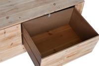 Hoofdtafel Home ESPRIT Natuurlijk Sparrenhout Hout MDF 130 x 70 x 46 cm - thumbnail