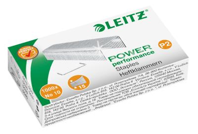 Leitz Power Performance P2 nietjes nr. 10, staal, doos van 1000 stuks