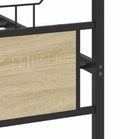 Bedframe zonder matras hout sonoma eikenkleurig 137x190 cm - thumbnail