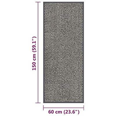 VidaXL Deurmat getuft 60x150 cm lichtbruin VidaXL Deurmat getuft 60x150 cm lichtbruin