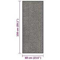VidaXL Deurmat getuft 60x150 cm lichtbruin - thumbnail
