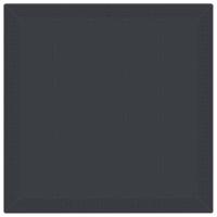 Tuintafel 100x100x73 cm poly rattan antraciet - thumbnail