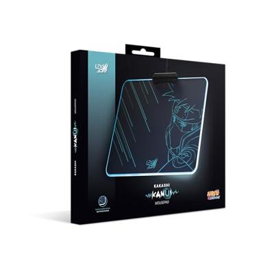 Lexip Naruto Shippuden Kakashi Kamui Gaming muismat Verlicht Zwart, Turquoise