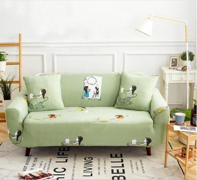 Sofa covers all-inclusive slip-resistente sectionele elastische volledige Bank cover sofa cover en kussensloop specificatie: vier zits + 2 pc's kuss Sofa covers all-inclusive slip-resistente sectionele elastische volledige Bank cover sofa cover en kussensloop specificatie: vier zits + 2 pc's kuss