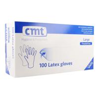 Cmt Handschoenen Latex Wit Pf l 100 - thumbnail