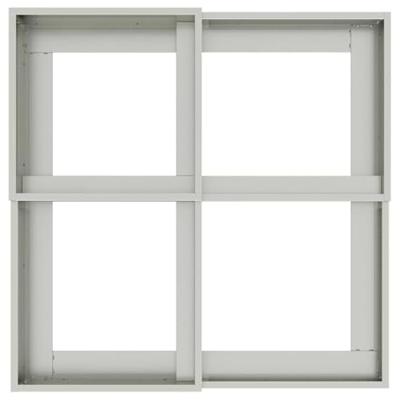 Tuin Bloempot Zilver 100 x 100 x 60 cm Gegalvaniseerd staal