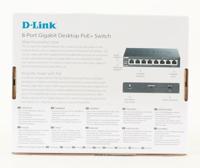 D-Link DGS-1008P/E DGS-1008P Netwerk switch 8 poorten 1 GBit/s PoE-functie - thumbnail