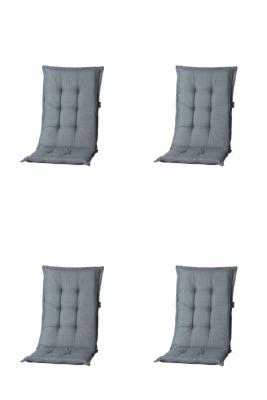 Kissen mona niedrig Basic grey (4 stuks) Madison - Madison