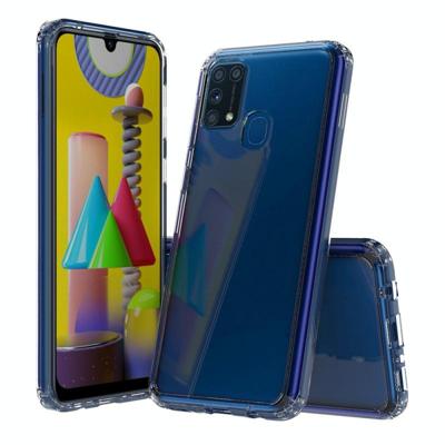 Voor Galaxy M31 schokbestendige krasbestendige TPU + acryl beschermhoes(transparant)