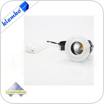 Klemko Richtbaar Led armatuur anti reflectie zone. 9W 3000K 866370