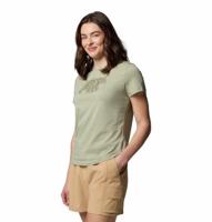 Columbia Ruby Springs™ Graphic Fitted SS T-shirt Dames Safari, Bearly Swirl S - thumbnail