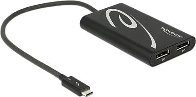 DeLOCK Thunderbolt 3 > 2x DisplayPort adapter