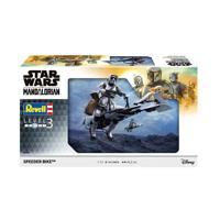 Revell modelbouwpakket star wars - speeder bike the mandalorian 1:12 - 102dlg. - thumbnail