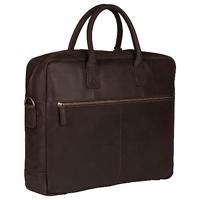 Burkely Vintage Max Worker 17" laptopbag-Brown - thumbnail