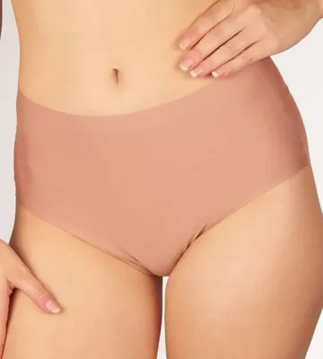 Secrets High Leg slip - Invisible - Naadloze hoge taille slip - Hoog opgesneden
