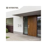 Intersteel Huisnummer 3 XXL hoogte 50 cm geborsteld RVS - thumbnail