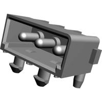 TE Connectivity 643488-1 Male behuizing (board) MATE-N-LOK Totaal aantal polen: 3 Rastermaat: 5.08 mm Inhoud: 1 stuk(s) - thumbnail