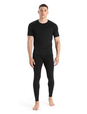 Icebreaker 200 Oasis SS Crewe Thermoshirt Heren Black XXL