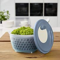 Rotho Fresh Slacentrifuge 4.5L Horizon Blauw/Transparant - thumbnail