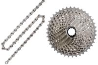 Shimano xt 11-speed wear and tear set cn-hg701+cs-m8000 11-42 - thumbnail