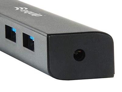 Equip USB-Hub USB-C (USB 3.2 Gen 2) multiport hub 4 poorten Zwart