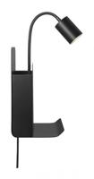 Leeslamp Bedlamp met 2X USB en schakelaar GU10 fitting Roomi - thumbnail