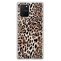 Samsung Galaxy S10 Lite siliconen hoesje - Golden wildcat - thumbnail