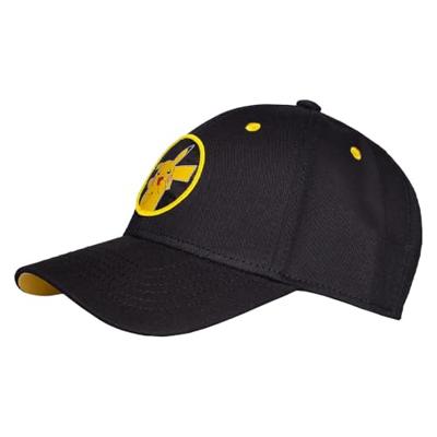 Pokémon - Men's Adjustable Cap Pikachu Black