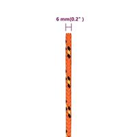 Boottouw 6 mm 50 m polypropyleen oranje - thumbnail