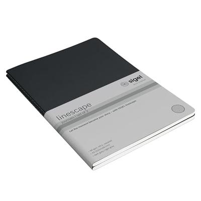 Sigel LS306 Notitieboekje Linescape Softcover 2 stuk(s) DIN A5 Geruit Donkergrijs, Lichtgrijs Aantal paginas: 34 Sigel LS306 Notitieboekje Linescape Softcover 2 stuk(s) DIN A5 Geruit Donkergrijs, Lichtgrijs Aantal paginas: 34