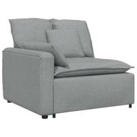 Modulaire bank Armleuning eindmodule met kussens 100 cm - thumbnail