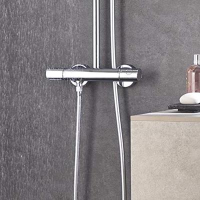 GROHE Euphoria Regendoucheset Opbouw - hoofddouche 21cm - massage handdouche - thermostatisch - chroom 27964000 - thumbnail