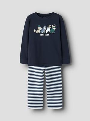 Jongenspyjama NMMRAMEL NAME IT Boxy-Fit marineblauw