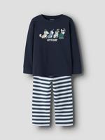Jongenspyjama NMMRAMEL NAME IT Boxy-Fit marineblauw - thumbnail