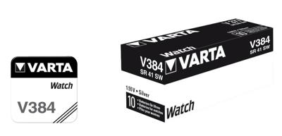 Varta 384 sr41 10 stuks in een doosje