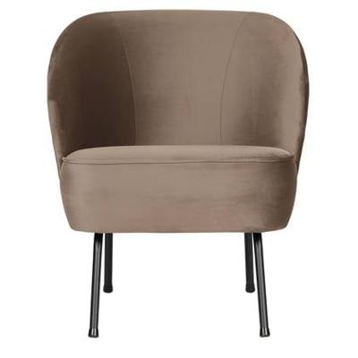WOOOD Fauteuil 'Vogue' Velvet, kleur Khaki