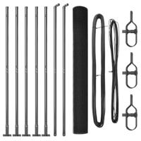 VidaXL Afrasteringspaal grijs 10 x 1,4 m (16 x 16 mm gaas) - thumbnail